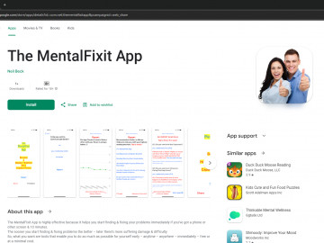 The MentalFixit App (Google Play)