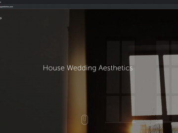 House Wedding Aesthetics